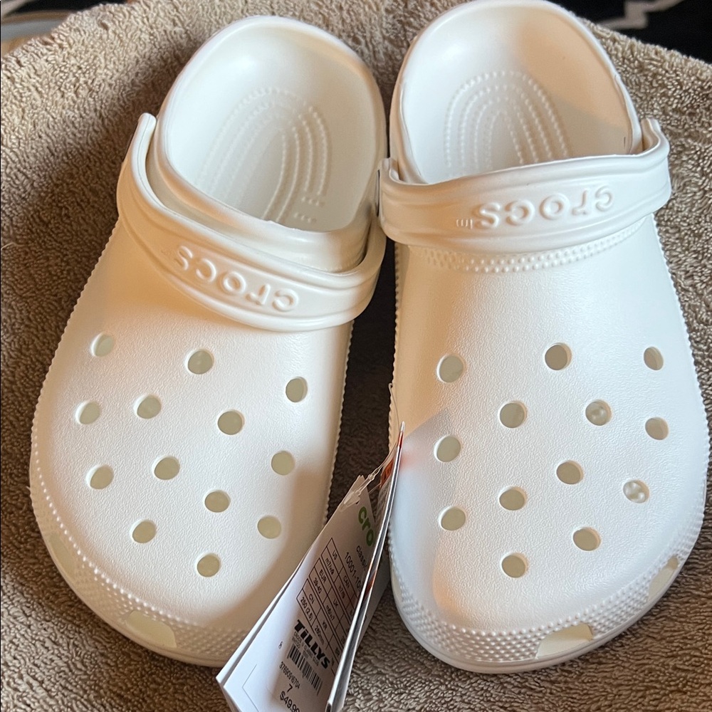 CROCS Kids Clogs - Classic White